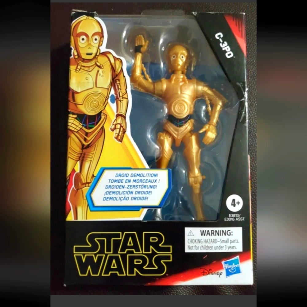 :* New Star Wars: Galaxy Of Adventures C-3PO 5" Action Figure damaged box